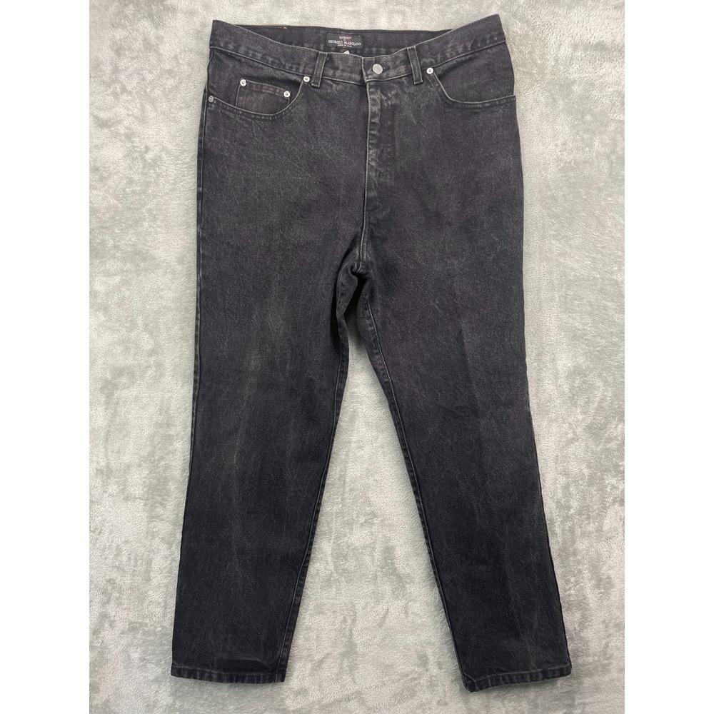 VTG Guess by Georges Marciano Mens Jeans 38 (Real 37x30) Black 39001-30 USA Made